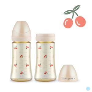 그로미미 PPSU 체리쉬 아기 젖병 트윈팩 화이트 300ml