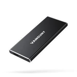 Vansuny 1TB 휴대용 외장 SSD USB 3.1 Gen2 540MBs 고속 데이터 전송 금속 C 미니 솔리드 스테이트 드라이