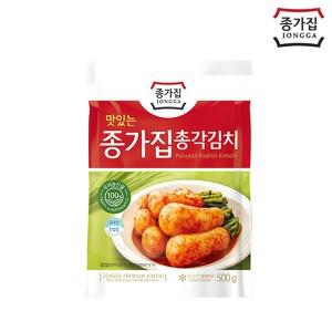 [보리보리/베스트식품]종가집 총각김치 400g 파우치 x10개