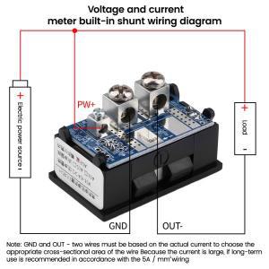 DC4.5-30V 30A 50A 미니 디지털 전압 Ammeter 3 비트 0.28 