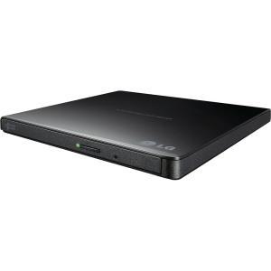 LG Electronics 8X USB 2.0 수퍼 울트라 슬림 휴대용 DVD 쓰기 드라이브 블랙 (GP65NB60)