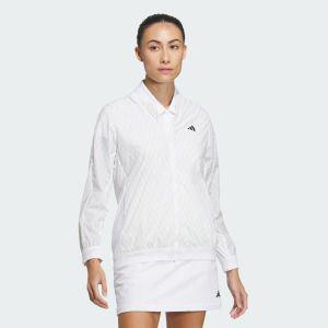 [아디다스]매장정품 아디다스 ADIDAS 라이트웨이트 프린티드 우븐 자켓 재킷 Women Golf - White Grey On