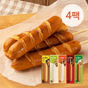 [아임닭] 닭가슴살 프랑크 소시지 꼬치 70g 5종 4팩