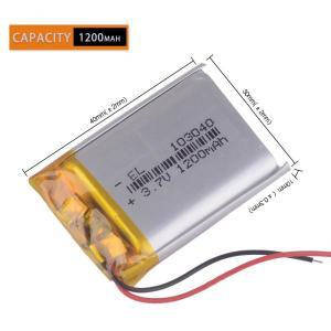 3.7V 1200mAh 리튬 폴리머 리포 충전식 배터리 103040 MP3 MP4 GPS PSP 모바일 비디오 게임 패드, 전자 책