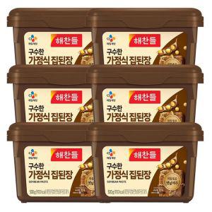 [CJ]해찬들 구수한집된장500g x6개