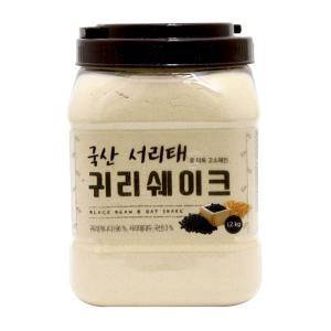 태광선식 쉐이크 귀리가루 국산서리태로 더욱고소해진 귀리쉐이크 1.2kg 2개 대용량