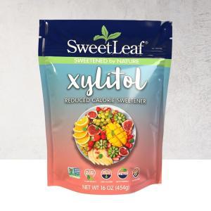 SweetLeaf 자일리톨 저칼로리 감미료 필러 없음 - 베이킹 및 요리를 위한 100% 순수 식물 기반, 글루텐