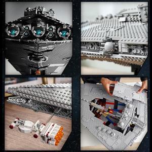 UCS 임페리얼 스타 디스트로이어 호환 75252 빌딩 블록 벽돌 장난감, 슈퍼 그레이트 궁극의 무기 우주선 크