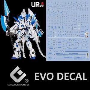 EVO Decal RG30RE/RG30BL for RG RX-0 UNICORN Perfectibility Plan-B Model Kits Fluorescent Water Stick