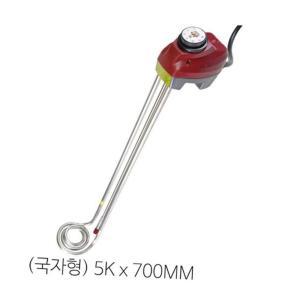 돼지꼬리히터 전기온수히터 전기온수기5KWx700mm