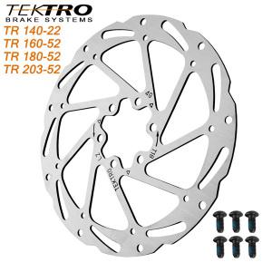 TEKTRO 자전거 유압 디스크 브레이크 로터 디스크 브레이크 패드 140 160 180 203mm MTB 도로 접이식 사이