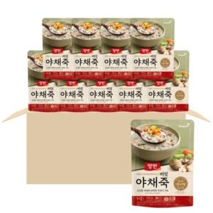 동원 양반 야채죽 420g x 10개 파우치 영양죽 모닝죽