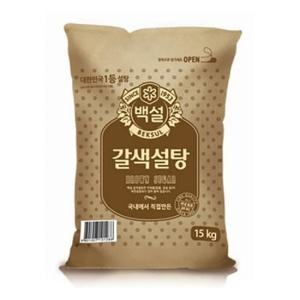 백설 갈색 설탕 15kg