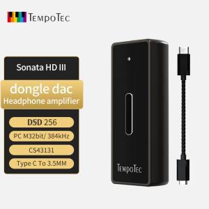 TempoTec Sonata HD III USB DAC C타입-3.5MM CS43131 DSD256 안드로이드 휴대폰 및 PC HiFi 헤드폰 앰프