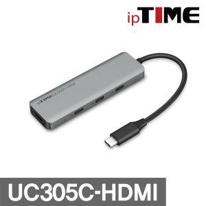 ipTIME UC305C-HDMI 5포트 USB 3.0 Type C 멀티 허브 네트워크공유기 무선인터넷 EFM 와이파이확장 유선 가