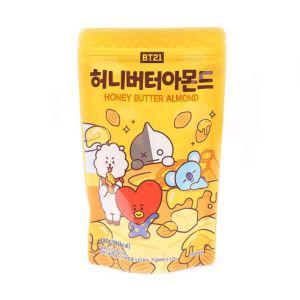 BT21 허니버터아몬드 180g(1박 20개입) 26.06.12디저트 간식 어린이 키즈 술안주 고급 맛있는 견과 과자