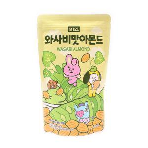 BT21 와사비맛아몬드 180g(1박 20개입) 26.06.18술안주 견과 과자 어른간식 온가족 패밀리 디저트