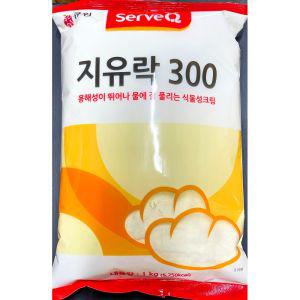 삼양사 분유 지유락300 서브큐 1kg X10식물성 크림 성크림 제과재료 제빵 베이킹 지유락