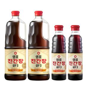 샘표 진간장 금F3 1.7L 2개+500ml 2개