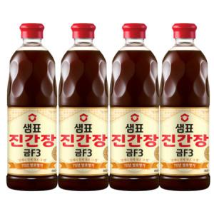 샘표 진간장 금F3 860ml 4개