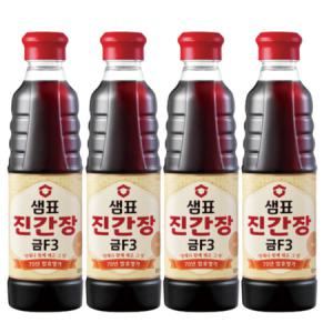 샘표 진간장 금F3 500ml 4개