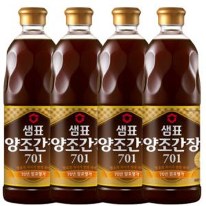 샘표 양조간장 701 860ml 4개