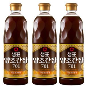 샘표 양조간장 701 860ml 3개