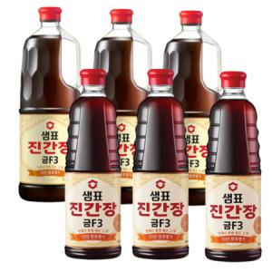 샘표 진간장 금F3 1.7L 3개+500ml 3개