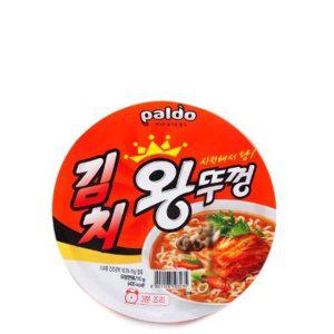 맛있는 팔도 김치 왕뚜껑 컵라면 110g x 18개