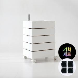 기획_빙그리 회전서랍 트롤리 5단+KLADI 자석클립