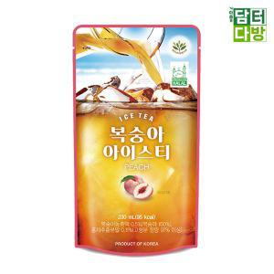 BG(발란스그로우) 복숭아 아이스티 230ml (10팩)과일음료 음료수 주스 파우치 업소 에이드 편의점 아이스수