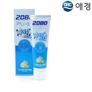 2080퓨어 베이킹소다 치약 레몬라임 120g