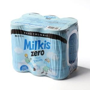 [롯데칠성]밀키스 제로 250ml x 6캔