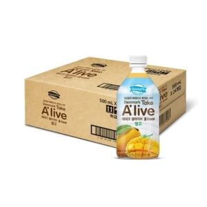 덴마크 테이크 얼라이브 쿨 500ml x 24 - 망고 코스트코