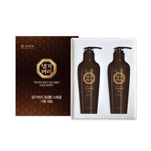 Qubridge 댕기머리 윤 플러스 한빛3호 선물세트 (샴푸300ML*2개) * 10개묶음(1박스)