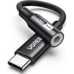 UGREEN USB C to 3.5mm 오디오 어댑터 Hi-Res 32b