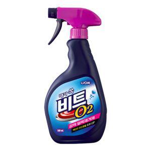 비트 O2 500ml 얼룩제거제 (흰옷빨래)세제 보조 세탁제 셔츠 셔츠깃 세정제 바르는 와이