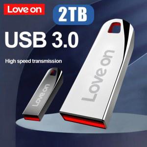 USB어댑터 128GB 플래시 금속 USB 드라이브 1TB 3 0 SSD 디스크 메모리 512GB 2TB 펜 고속 휴대용 Cle 256GB