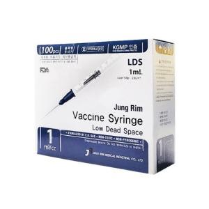 실린지 SYRINGE - 정림 LDS 주사기 1cc 100EA ( 백신용주사기 )