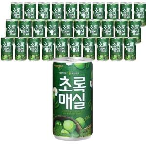 초록매실 180ml x 30캔