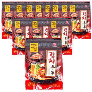 한일식품 본고장 면생면사 김치우동 440g(2인분) 12개입