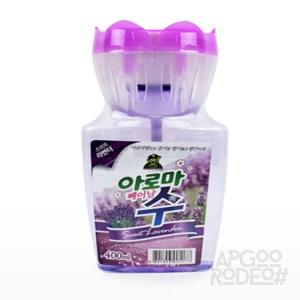 이태원 로데오 SHOP 라벤더향 아로마 수 400ML 실내냄새제거제 화장실냄새제거제