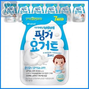 아이배냇 베베 핑거 요거트 20g 플레인 8개