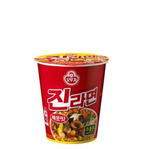 맛있는 진라면 65gX15개 매운맛 소컵 오뚜기