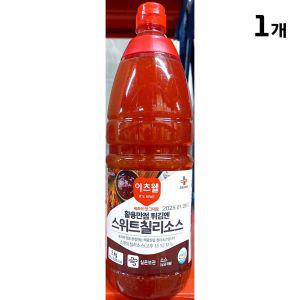 이츠웰 튀김엔 스위트 칠리 소스 PET 2kg 음식 요리용 조리용 소스류 칠리양념 월남쌈