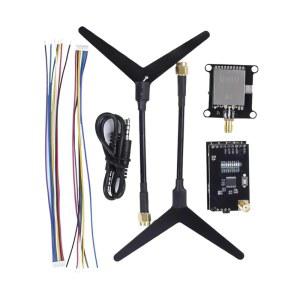 자동변속기 FPV 전송 수신기 VTX 1G3SE 세트 1 6W VRX 1G3 V2 용 모듈 키트 송신기 2/1 3GHz 무선 이미지