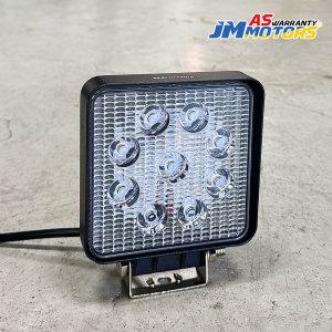 6개월 AS보증 LED서치라이트 JMS-S27F 9구 사각확산형  LED작업등 24V 화물차 써치등 후미등 차폭등