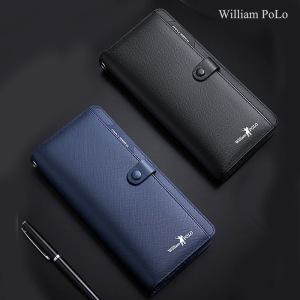 WilliamPOLO (윌리엄폴로) 483 명품소가죽 남성지갑 남성장지갑 클러치 가죽지갑 장지갑