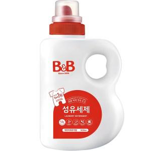 비앤비 섬유 유아 세제 베이비파우더향, 1.5L, 1개