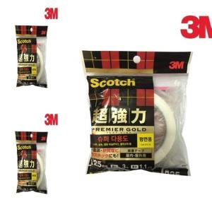 스카치 초강력 양면테이프 평면용 25MM X 3M 고정테이프 강력양면테이프 산업용양면테이프